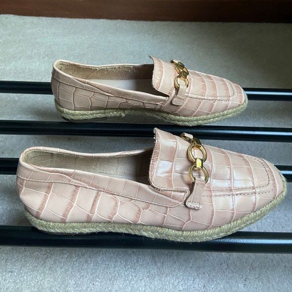 SCHUTZ Women Patty Leather Espadrille Loafers - NEW NWOB - Picture 6 of 7